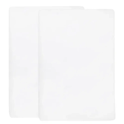 Mini Crib Sheet Baby Fitted Pack N Play In Solid White