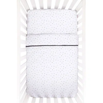 CRIB SET CRIB SET BABY CRIB BEDDING SETS INCLUDES CRIB SHEET, QUILTED BLANKET, CRIB SKIRT, AND BABY PILLOWCAS 