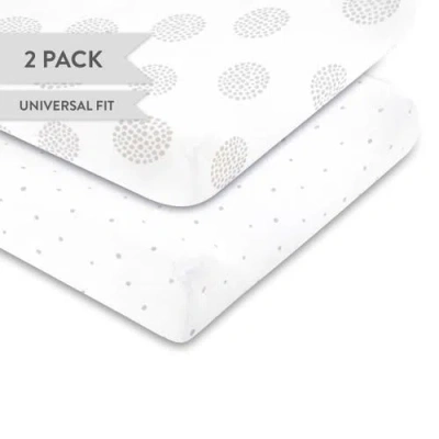 Changing Pad Cover Baby  In Grey Dottie