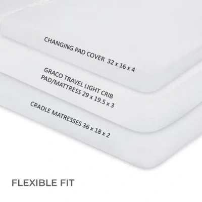 Changing Pad Cover Baby  In Solid White