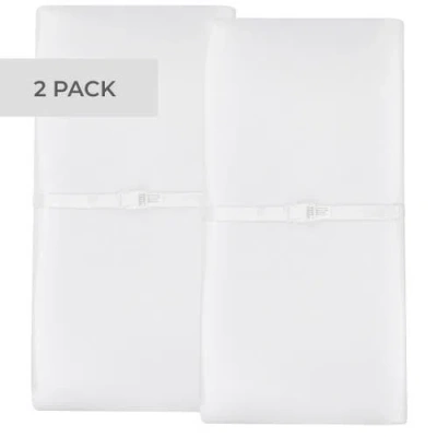 Changing Pad Cover Baby  In Solid White