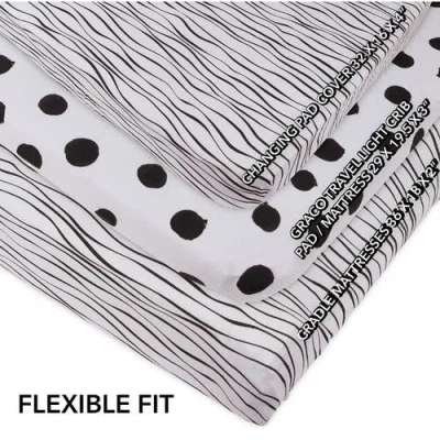 Changing Pad Cover Baby  In Black & White Abstract
