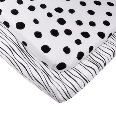 Changing Pad Cover Baby  In Black & White Abstract