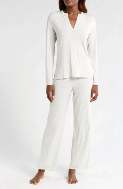 Natori Feathers Elements Pajamas In Ht. Pebblestone