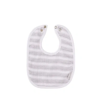 Ely's & Co. Muslin Terry Bib 3 Pack In Grey Stars