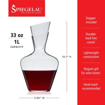 Spiegelau Definition 1l Wine Decanter In Clear