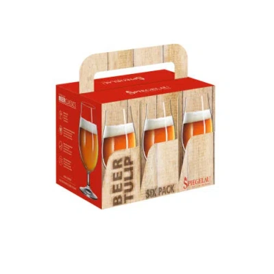 Spiegelau Tulip Beer Glass Set Of 6 In Clear
