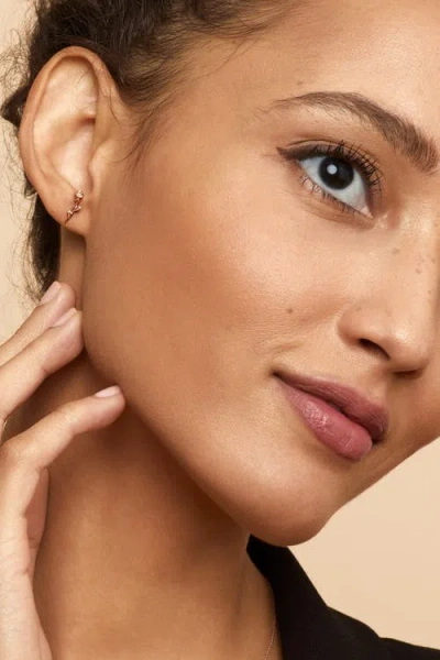 Oradina 14k Gold Kiss From A Rose Studs In Rose Gold