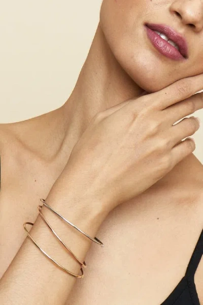 Oradina 10k Gold Everything Bangle Bracelet In Yellow Gold