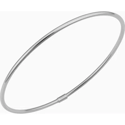 Oradina 10k Gold Everything Bangle Bracelet In White Gold