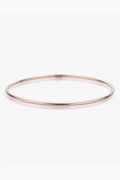 Oradina 10k Gold Everything Bangle Bracelet In Rose Gold