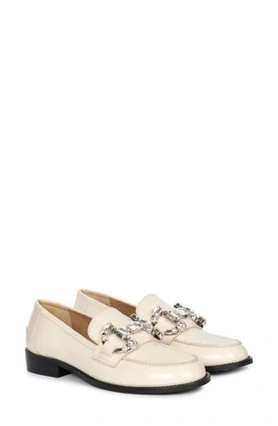 Saint G Livia Bit Loafer In Off White