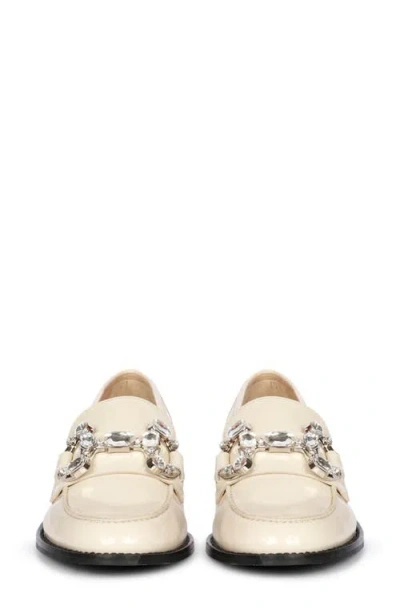 Saint G Livia Bit Loafer In Off White