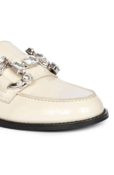 Saint G Livia Bit Loafer In Off White