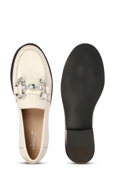 Saint G Livia Bit Loafer In Off White