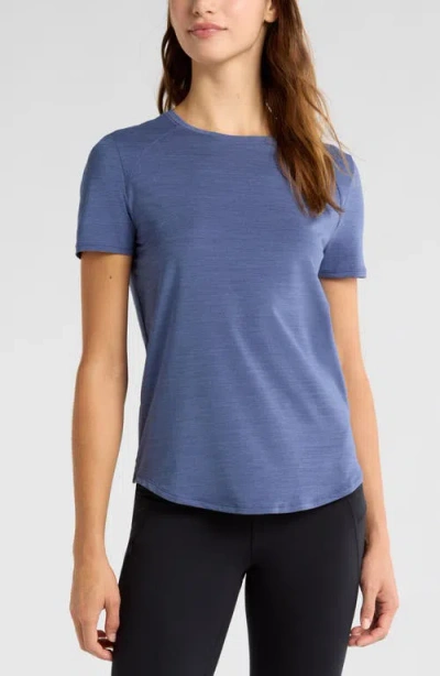 Zella Energy Performance T-shirt In Blue Indigo