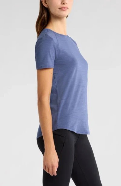 Zella Energy Performance T-shirt In Blue Indigo