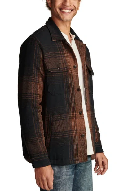 Lucky Brand Plaid Cotton Button-up Shirt Jacket In Plaid Multi