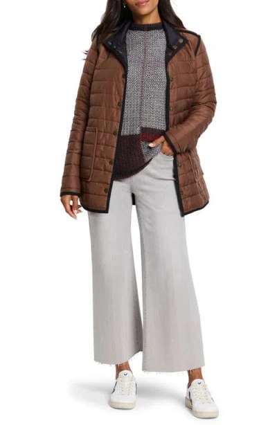 Nic + Zoe Nic+zoe Mixed Up Colorblock Sweater In Black Multi