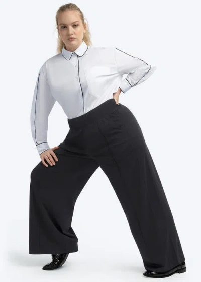 See Rose Go Multitasker Wide Leg Pant Plus Size In Black