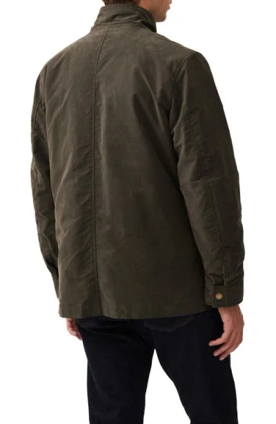 Rodd & Gunn Men's Aberdeen Canvas Jacket In Deep Olive