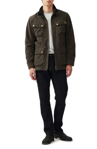 Rodd & Gunn Men's Aberdeen Canvas Jacket In Deep Olive