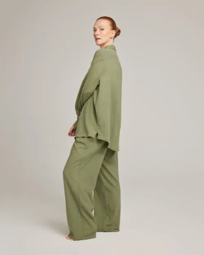 Nudea The Midi Shirt In Sage