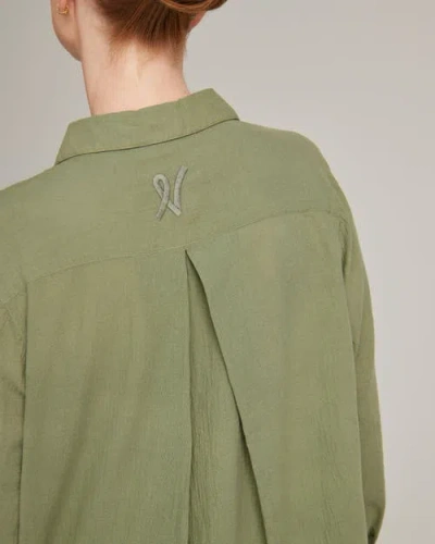 Nudea The Midi Shirt In Sage