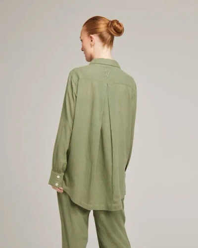 Nudea The Midi Shirt In Sage