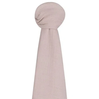Swaddle Blanket Cotton Muslin  1 Pack In Rosewater