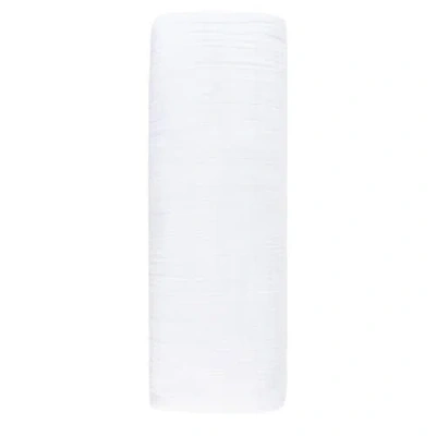 Swaddle Blanket Cotton Muslin  1 Pack In Dove White