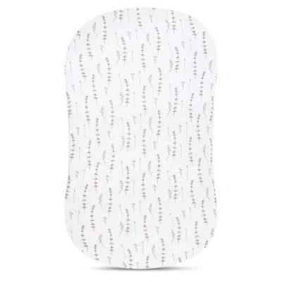 Bassinet Sheets Baby Fitted Bassinet Sheet 2 Pack In Forest Grey Leaf