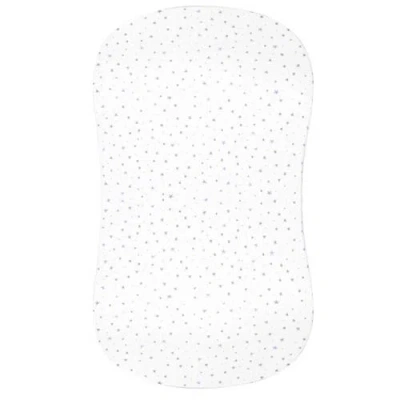 Bassinet Sheets Baby Fitted Bassinet Sheet 2 Pack In Dusty Blue Stars