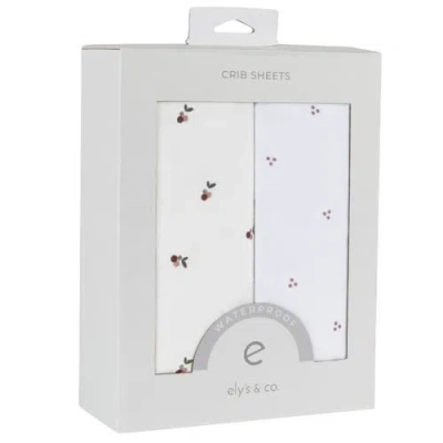 Ely's & Co. Patent Pending Waterproof Crib Sheet In Lavender Berry