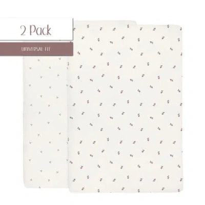 Ely's & Co. Patent Pending Waterproof Crib Sheet In Lavender Berry