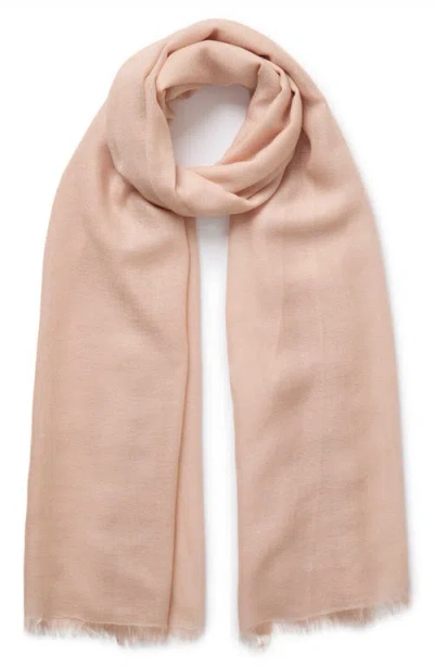 Jane Carr The Legere Cashmere Scarf In Rose