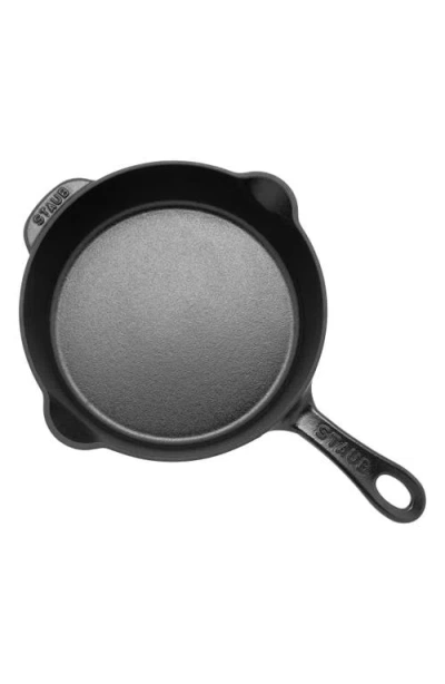 Staub 8.5-inch Enameled Cast Iron Traditional Deep Skillet In Black