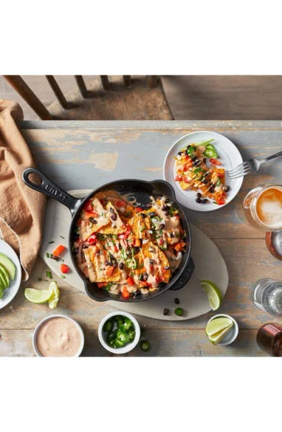 Staub 8.5-inch Enameled Cast Iron Traditional Deep Skillet In Black