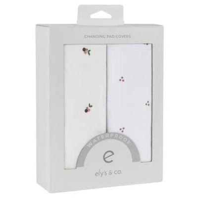Ely's & Co. Waterproof Changing Pad Cover Cradle Sheet Set In Lavender Berry