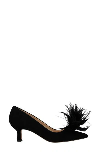 Shop Pelle Moda Kealie Pointed Toe Pump In Black