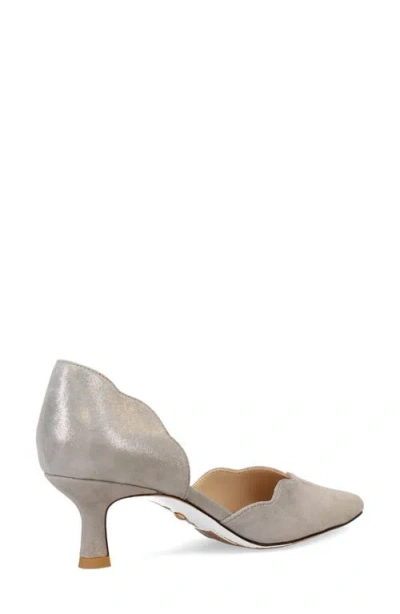 Pelle Moda Keala D'orsay Pump In Pewter