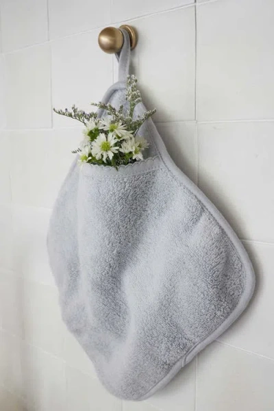 Ely's & Co. Elys And Co. Baby Towel Wash Cloth Pink 3 Pack In Misty Blue