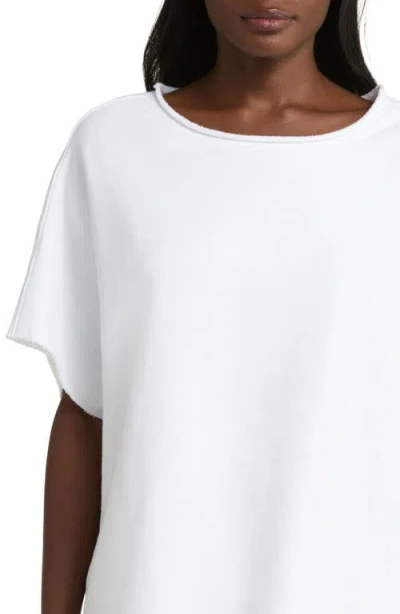 Frank & Eileen Capelet Sweatshirt In White