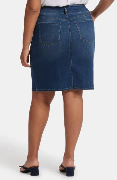 Nydj Hollywood Pencil Denim Skirt In Olympus