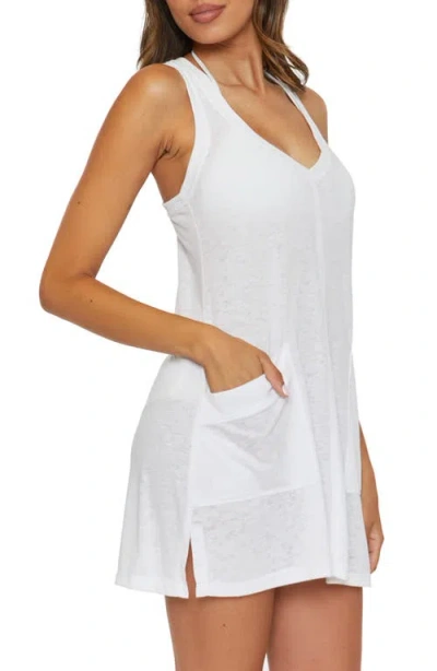 Shop Becca Beach Date Cover-up Dress In White