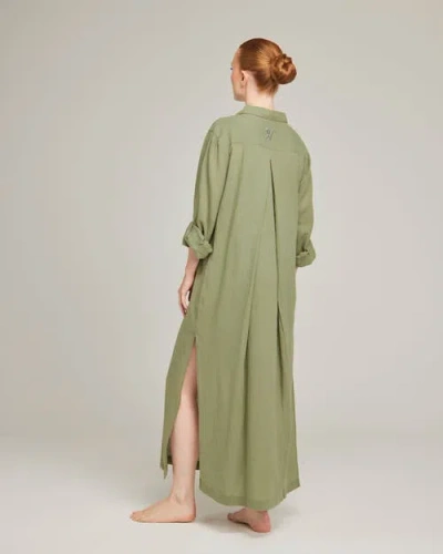 Nudea The Maxi Shirt In Sage