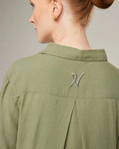 Nudea The Maxi Shirt In Sage