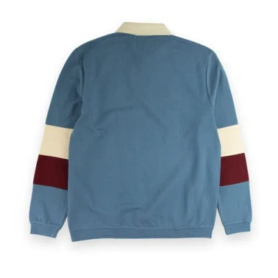 Sovereign Code Rush Collar Knit Shirt In Coronet Blue
