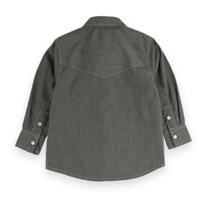 Sovereign Code Scar Button Down Shirt In Black