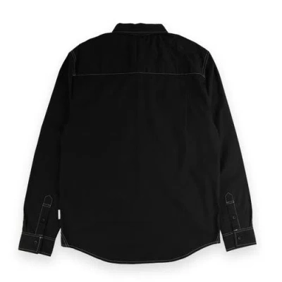 Sovereign Code Simon Button Down Shirt In Black